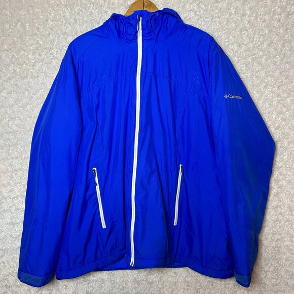 Columbia Light Winter Jacket Blue Size 2X - Picture 3 of 7